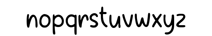 Ramping Small Regular Font LOWERCASE
