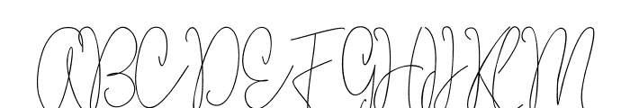 Ramsey Signature Font UPPERCASE