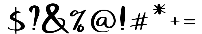 Ramson Regular Font OTHER CHARS