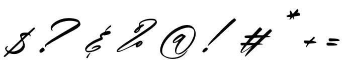 Ramsoneth Italic Font OTHER CHARS
