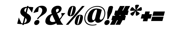 Ramus-BoldItalic Font OTHER CHARS