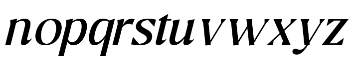Ramus-Italic Font LOWERCASE