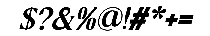 Ramus-MediumItalic Font OTHER CHARS
