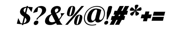 Ramus-SemiBoldItalic Font OTHER CHARS
