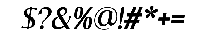 RamusSans-Oblique Font OTHER CHARS