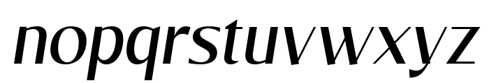 RamusSans-Oblique Font LOWERCASE