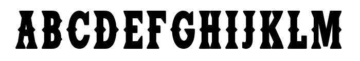 Rancher Font UPPERCASE