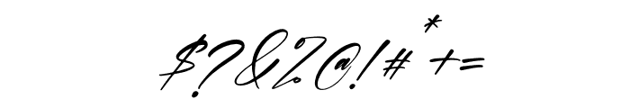 Randela Smitha Italic Font OTHER CHARS