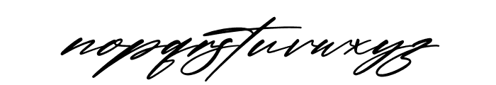 Randelion Signate Italic Font LOWERCASE