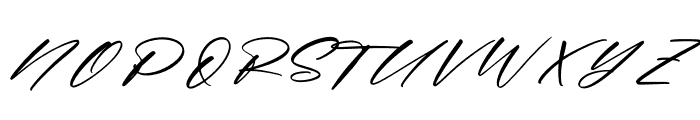 Randelion Signate Font UPPERCASE