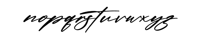 Randelion Signate Font LOWERCASE