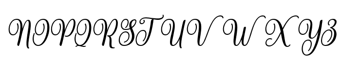 Randina Italic Font UPPERCASE