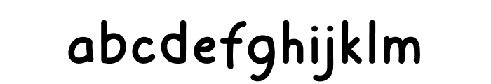 Random Type Font LOWERCASE