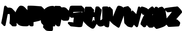 Randomly Extrude Regular Font LOWERCASE