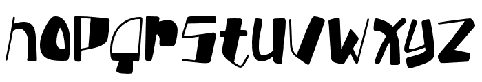 Randomly Regular Font LOWERCASE