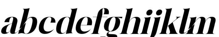 Ranfgih Italic Font LOWERCASE