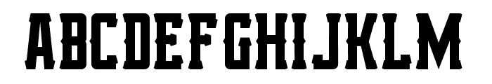 Rangers Font LOWERCASE