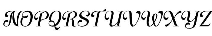 Raniega Italic Font UPPERCASE