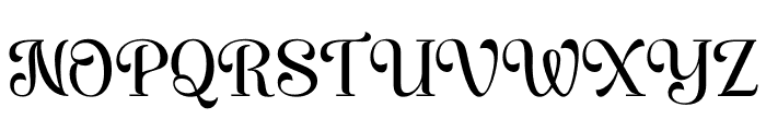 Raniega Font UPPERCASE