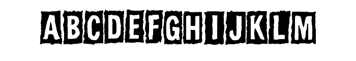 Ransom Punk By Squeeb C Regular Font UPPERCASE