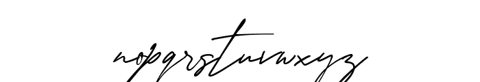 Rantai Signature Font LOWERCASE