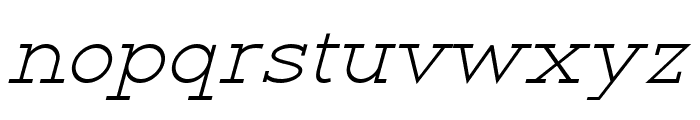 Rante Contact Italic Font LOWERCASE