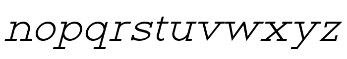 Rante Contact Medium Italic Font LOWERCASE