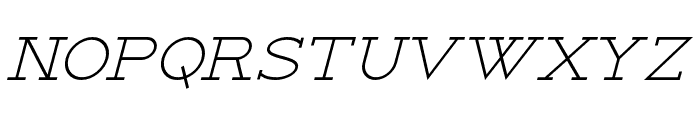 RanteContact-Italic Font UPPERCASE