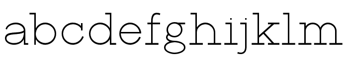 RanteContact-Light Font LOWERCASE