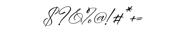 Rantila Italic Font OTHER CHARS