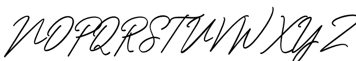 RanuellaSlant-Italic Font UPPERCASE