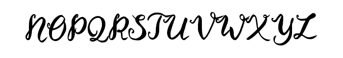 Ranunculus Regular Font UPPERCASE
