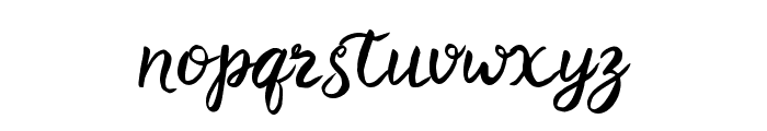 Ranunculus Regular Font LOWERCASE