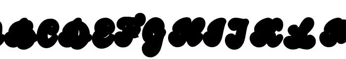 Raphilaretroshadow Font UPPERCASE