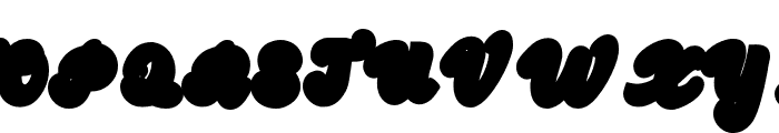 Raphilaretroshadow Font UPPERCASE