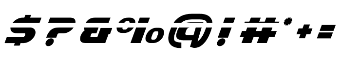 Rapido Racers Two Font OTHER CHARS