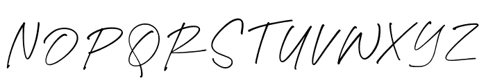 Rarttake_Signature Font UPPERCASE