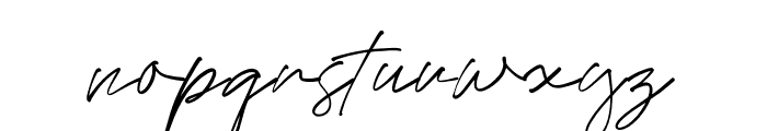 Rarttake_Signature Font LOWERCASE