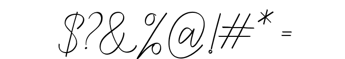 RasendryaItalic-Italic Font OTHER CHARS