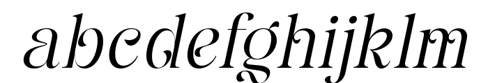 Rashela-Italic Font LOWERCASE