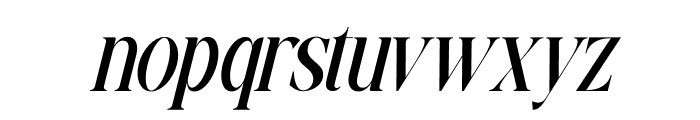 Rasmien Italic Font LOWERCASE