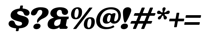 Raspberie-Italic Font OTHER CHARS