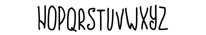 Rastenoba Hand Font LOWERCASE