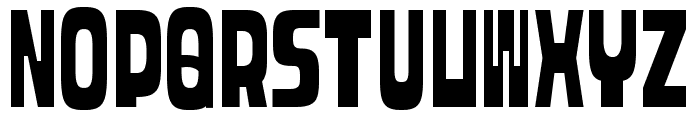 Rasterquan Condensed Medium Font UPPERCASE