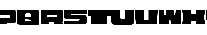 Rasterquan Semi Expanded Bold Font UPPERCASE