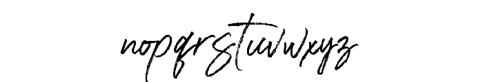 RasthmonBrush Font LOWERCASE