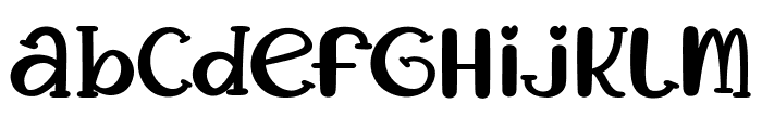 Rastick Font LOWERCASE