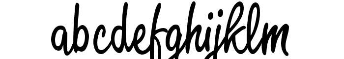 Rastiella-Regular Font LOWERCASE