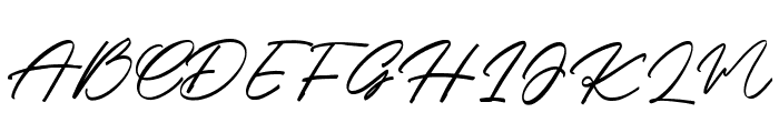 Rastin Signatures font Font UPPERCASE