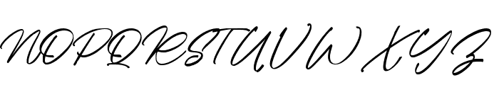 Rastin Signatures font Font UPPERCASE